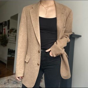 Vintage Camel Hair Donald Brooks Blazer